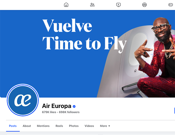 air europa facebook
